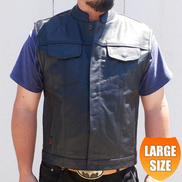 【HEAVY】ＭＣベスト 大きいサイズ