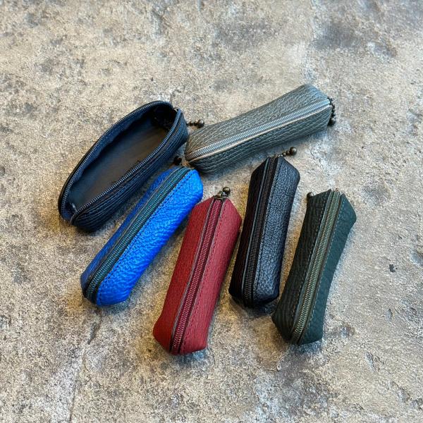 KC‘ｓ コインケース パセルス シャーク サメ革 小銭入れ 印鑑ケース リップケース コンパクトサ...