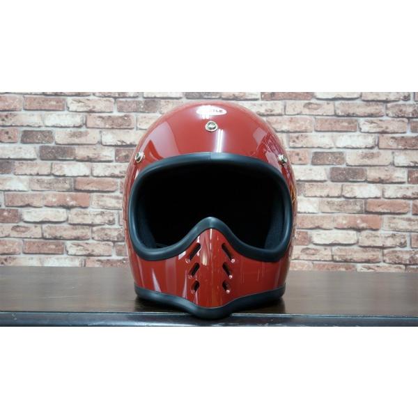 オーシャンビートル　BEETLE MTX MOTO STYLE HELMET　レッド OCEANBE...