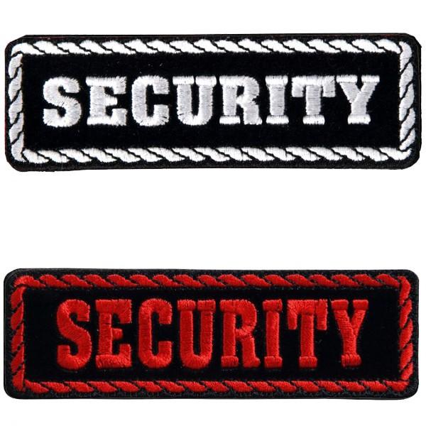 【Hot Leathers】 MC役職パッチ 《SECURITY/警備》 刺繍パッチ 4インチ