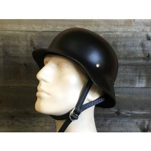 Amazon.co.jp: 装飾用 半ヘル ジャーマンヘルメット ナチヘル マットブラック Mサイズ : おもちゃ