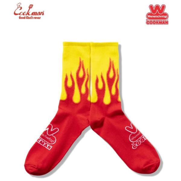 COOKMAN/クックマン　ソックス 　靴下　 Rib Crew Socks　『Wienerschn...