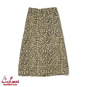 COOKMAN クックマン Baker&apos;s Skirt Leopard ベイカーズ スカート レオパ...