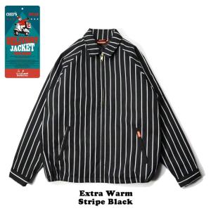 Cook Man デリバリージャケット Warm Stripe Black XL COOKMAN（クックマン） Delivery Jacket EX Warm Stripe Black