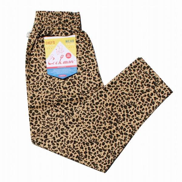 COOKMAN/クックマン　Long Chef Pants  シェフパンツ「Leopard」（ユニセ...