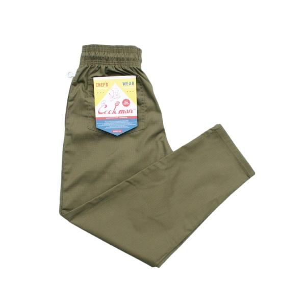 COOKMAN/クックマン　Chef Pants　シェフパンツ「Ripstop Olive」（ユニセ...