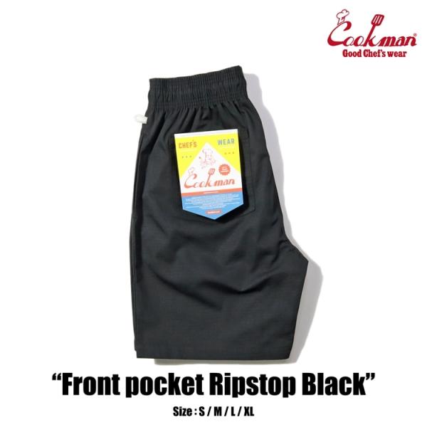 COOKMAN/クックマン　Chef Pants Short Front pocket  シェフパン...