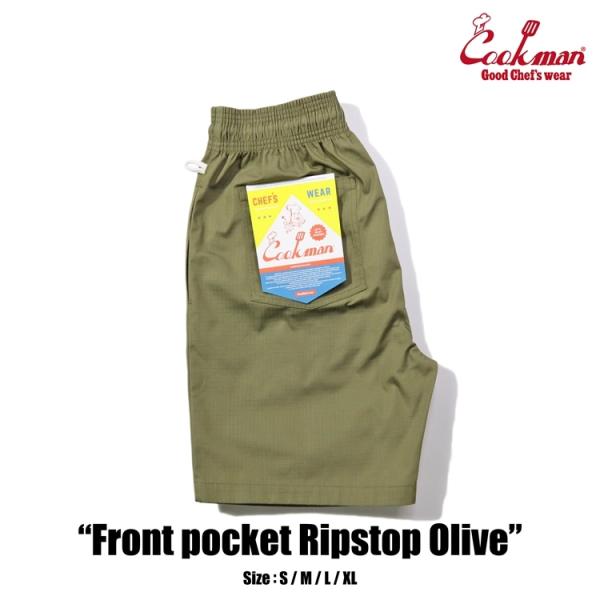 COOKMAN/クックマン　Chef Pants Short Front pocket  シェフパン...