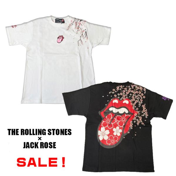 THE ROLLING STONES×JACK ROSE　ローリングストーンズ　Tシャツ　半袖（ユニ...