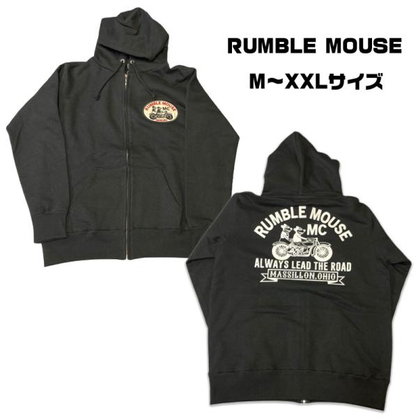 G&amp;NGARAGE　RUMBLE MOUSE　ランブルマウス　ジップパーカー　パーカー　アウター　カ...