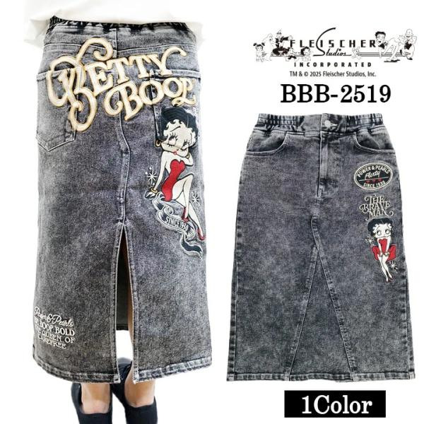 THE BRAVEMAN×BETTY BOOP　ブレイブマン　ベティ・ブープ　コラボ　スリット　デニ...