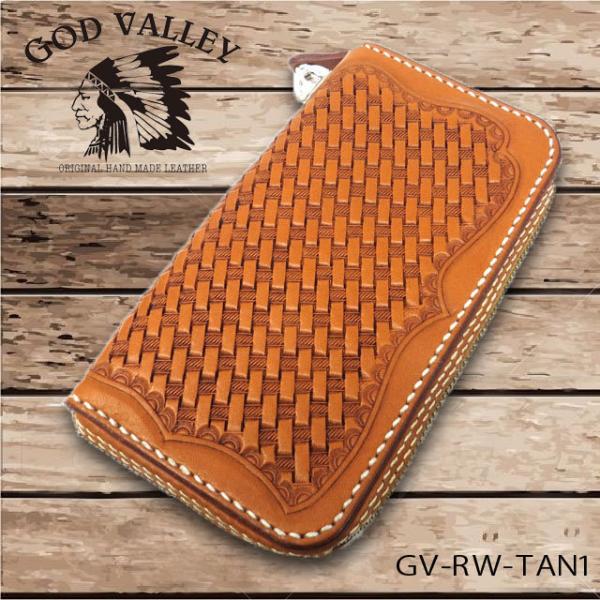 【商品入れ替えの為 10%OFF】GOD VALLEY　ロングウォレット　バイカーウォレット　ラウン...
