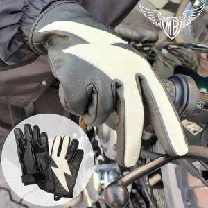 HEAVY 送料無料 ライトニング 山羊革プレーングローブ スマホタッチ