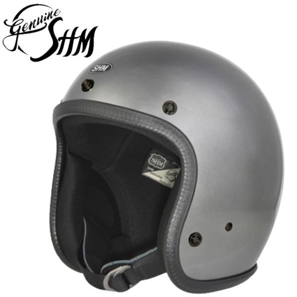 SHM　BARE METAL　ジェットヘルメット　 SHM　Lot-505　ベアメタル｜3サイズ｜S...