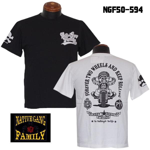 CHIGIRI｜半袖 Tシャツ　NATIVE GANG FAMILY　NGF50-594 　NEW後...