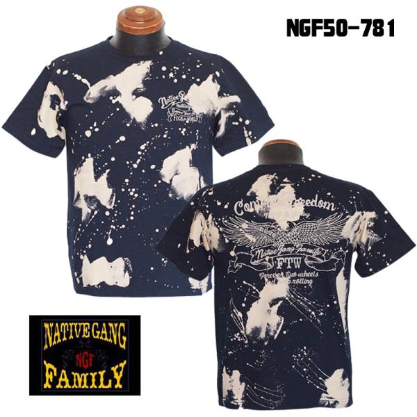 CHIGIRI｜半袖 Tシャツ　NATIVE GANG FAMILY　NGF50-781  イーグル...