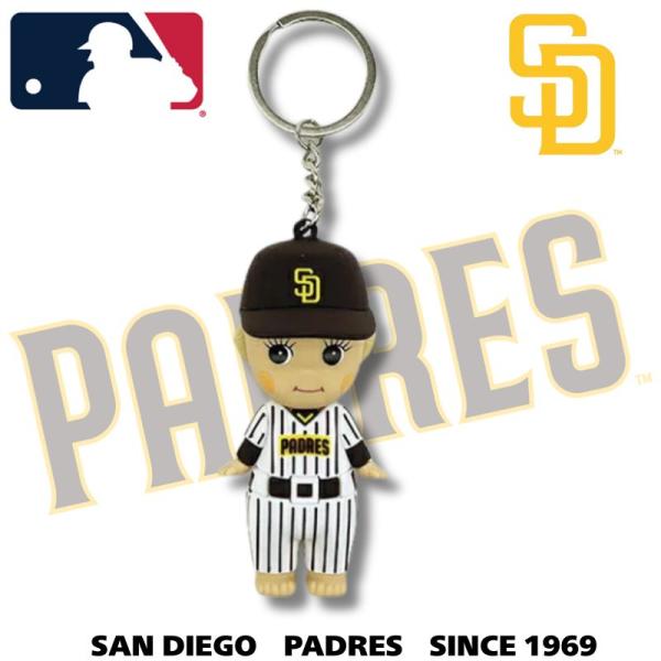 MLB メジャーリーグ　サンディエゴ・パドレス 　ユニフォームキーホルダー　キューピー
