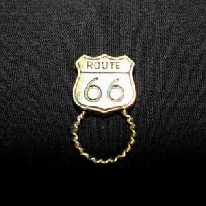 コンチョタイプ　サングラスホルダー　「ROUTE66 / ルート66」　カラー：ゴールド｜motobluezkobe