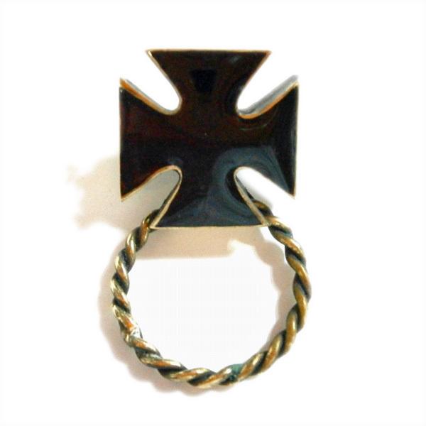 コンチョタイプ　サングラスホルダー　「Iron Cross / アイアンクロス」　カラー：ゴールド