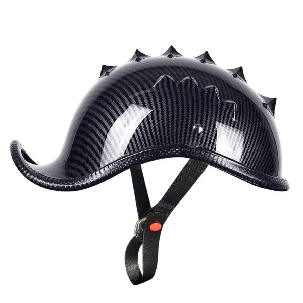 スケーリーレイドルヘルメット　ハーフヘルメット　 装飾用　Ｉストラップ　カーボン　SCALY LAD...