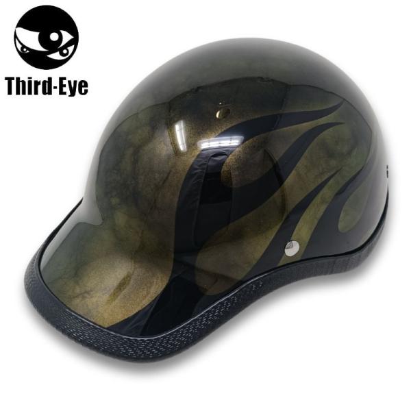 Third-Eye　サードアイ　装飾用 カスタムペイント ハーフヘルメット　タイプ：ビリー　サイズ：...
