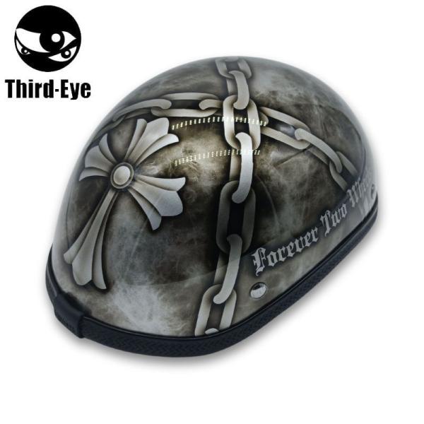 Third-Eye　サードアイ　装飾用 カスタムペイント ハーフヘルメット　タイプ：バンパイア　サイ...