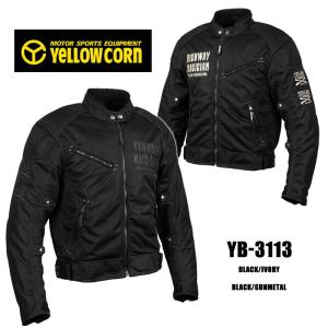 YeLLOW CORN（イエローコーン） YB-6102 メッシュジャケット ブラック