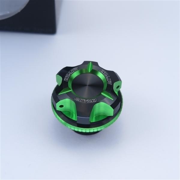 □デイトナ PREMIUM ZONE オイルフィラーキャップ ライムグリーン M24XP3.0 展示...