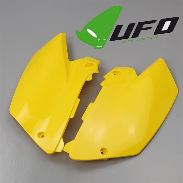 ◇展示品 YZ125/250 &apos;02-&apos;14 UFO 4stルック サイドパネル/カバー イエロー ...