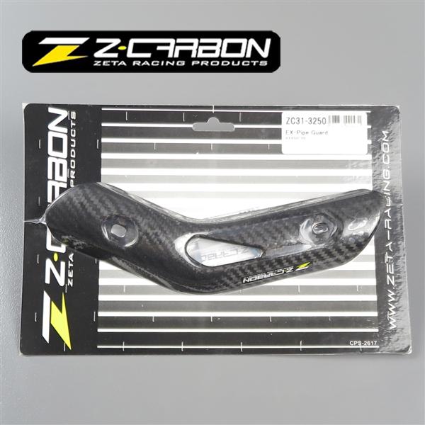 ◇KX450F/&apos;09 Z-CARBON カーボン EXパイプガード 展示品 (ZC31-3250)
