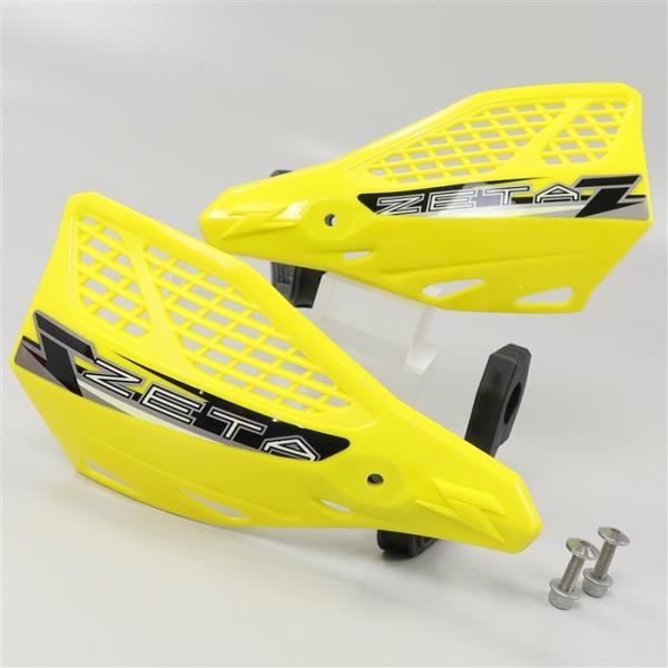 ◇展示品 ZETA MX スティングレイ ベント ハンドガード/ナックルガード YELLOW/イエロ...