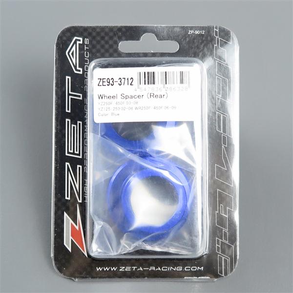◇YZ250F/450F/X WR250F/450F ZETA リアホイールスペーサー ブルー 展示...