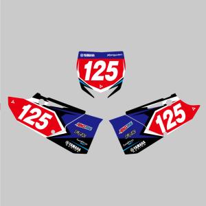 フロントフェンダーデカール ヤマハ YZ125 YZ250 '15-'21
