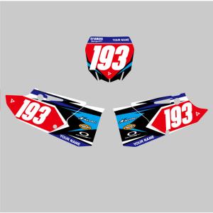 YZ125.YZ250新品FRフェンダーデカール新品付 フロントフェンダーデカール ヤマハ YZ125 YZ250 2022 2023 2024