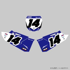 YZ125.YZ250新品FRフェンダーデカール新品付 フロントフェンダーデカール ヤマハ YZ125 YZ250 2022 2023 2024