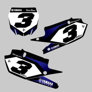 フロントフェンダーデカール ヤマハ YZ125 YZ250 2022 2023 2024 2025