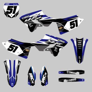 YZ125.YZ250新品FRフェンダーデカール新品付 フロントフェンダーデカール ヤマハ YZ125 YZ250 2022 2023 2024