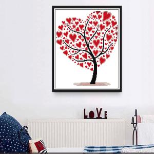 クロスステッチ 刺繍キット 花鳥 動物図案 壁に貼るフレーム 初心者