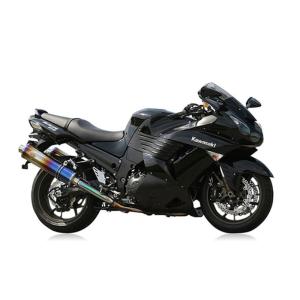 r's gear アールズギア ワイバン ツイン オーバルチタンドラッグブルー ZZR1400/ZX...