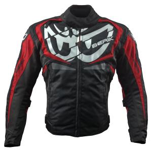 BERIK ベリック ナイロンジャケット NJ-203302-BK RED 秋冬 バイクウェア 【バイク用品】 SALE｜motogp-club