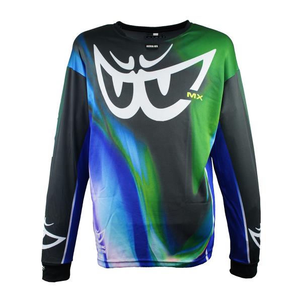【BERIK】 ベリック オフロード MX ジャージ JT-227302-BK BLUE モトクロス...