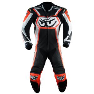 BERIK ベリック ハイグレード レーシングスーツ LS1-8369-BK WHITE/RED