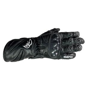 ベリック グローブ XLサイズ 黒/白 BERIK G‐214102‐BK BERIK（ベリック） 牛革 カウレザー レーシンググローブ G-214102-BK