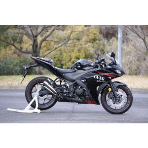 OVER オーヴァー ツインチタンメガホン スリップオンマフラー YZF-R25(15-17)・MT-25(15-17)｜motoism