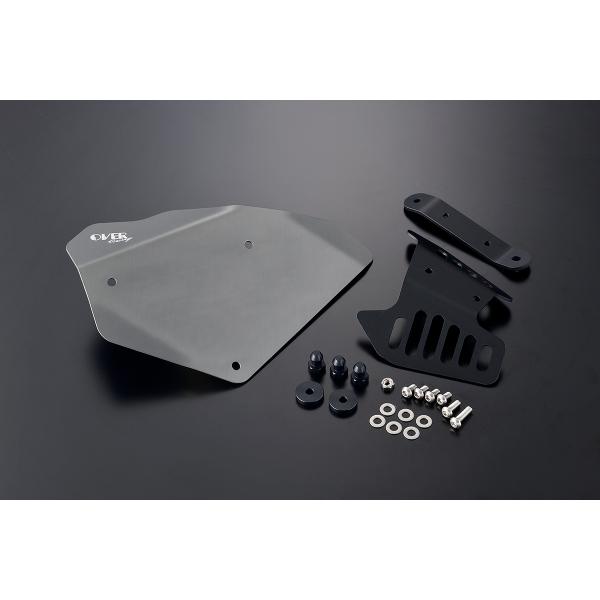 OVER オーヴァー サイドカバー Type2 L側 ガンメタ MONKEY125(18-20)(2...