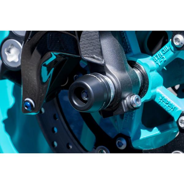 OVER オーヴァー フロントアクスルスライダー シルバー MT-09(21-)・XSR900GP(...