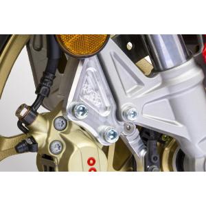 OVER オーヴァー フロントキャリパーサポート ブレンボ40mm/4P用 シルバー CBR250RR ABS｜motoISM