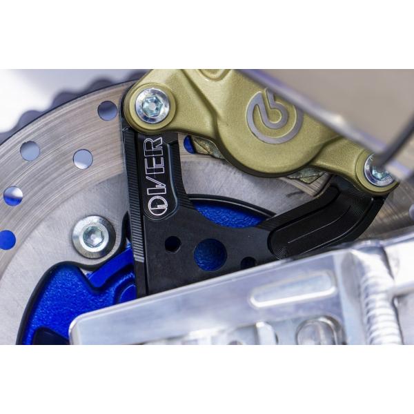 OVER オーヴァー リアキャリパーサポート ブレンボ2P(カニ)用 ブラック YZF-R25・MT...