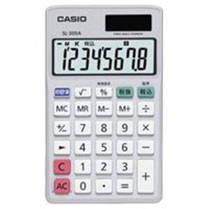 （まとめ）カシオ CASIO 手帳サイズ電卓 SL-300A-N〔×4セット〕｜motoji-store