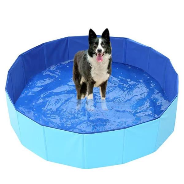 【新登場】犬用プール 破れにくい  ペットプール 折りたたみ式 丸型 犬用バスタブ 水遊び お風呂 ...